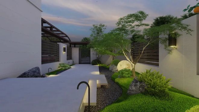 园林景观设计效果图:塑造理想生活空间(图1)