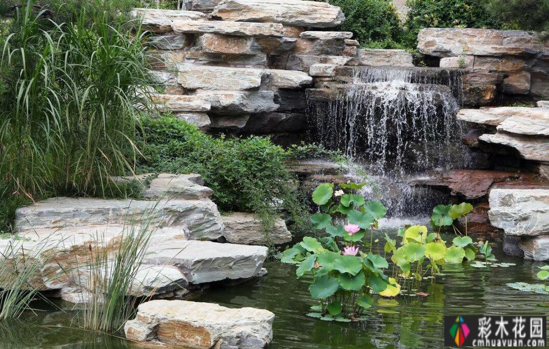 庭院假山风景怎么做?学习这五点堆砌几块石头让庭院精彩(图5)