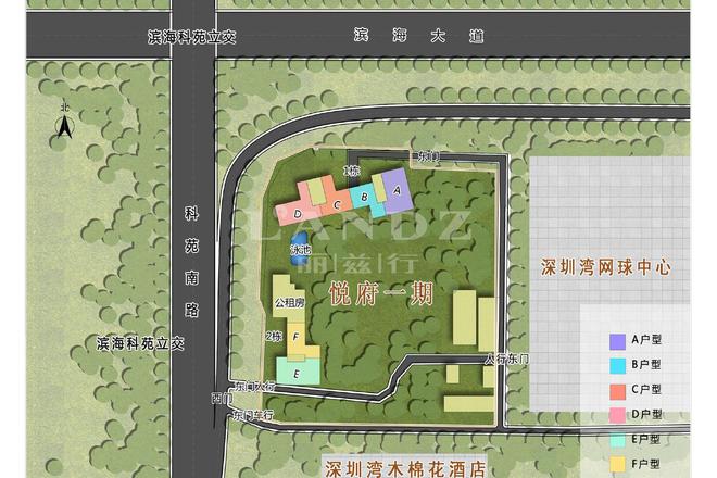 华润深圳湾悦府一期-悦府优质房源-3房2厅-低楼层观园林春茧(图2)