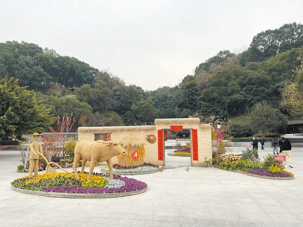 城区各大公园纷纷推出春节景观小品(图4)