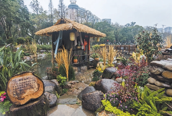 城区各大公园纷纷推出春节景观小品(图3)