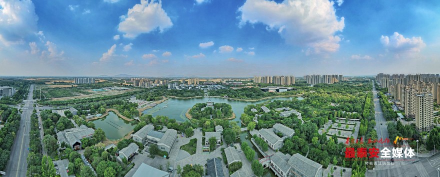 园林入暑绿意满眼宁阳城市景观带初现(图2)