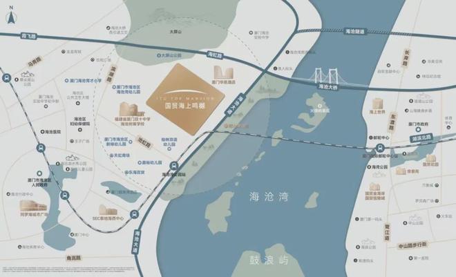 厦门国贸海上鸣《2024新房导购》景观学区改善藏品火热预约(图3)