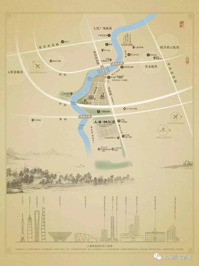 中式园林大宅【上海桃花源】售楼处(图5)