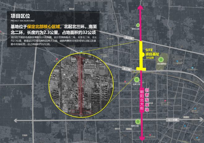 风景园林和旅游规划类保定朝阳北大街景观提升设计(图1)