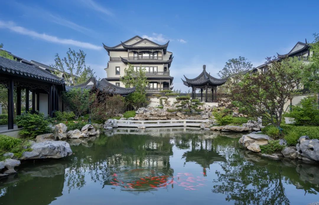 绿城·水西雲庐丨A地块交付在即环湖平墅中式雲墅园中之园实景剧透(图13)
