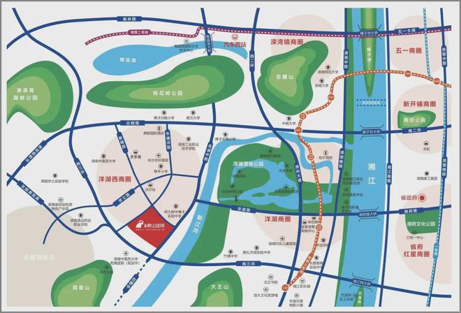 建投象山国际公园里！双学府旁！洋湖国企品质红盘！(图5)