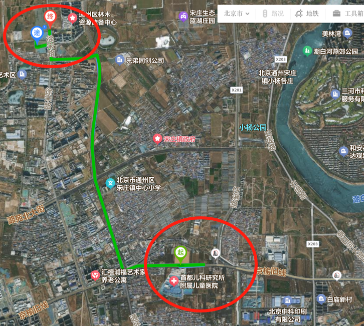 通州宋庄医院、学校均有新动作(图1)