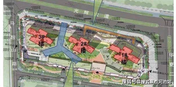 振业天境云庭效果图楼栋规划平面图如下楼栋规划平面图(图1)