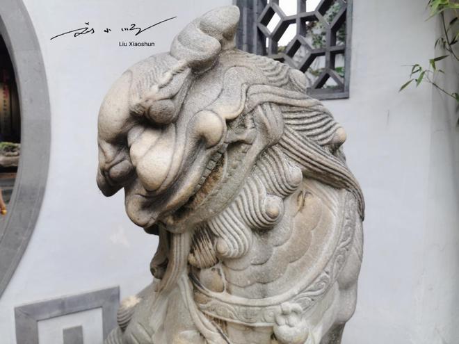 江苏扬州“与众不同”的石狮子就在瘦西湖景区游客直呼好可爱(图5)