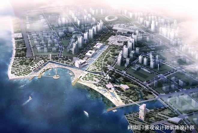Kaiyun（中国体育）：滨海公园海边沙滩景观设计案例效果图(图2)
