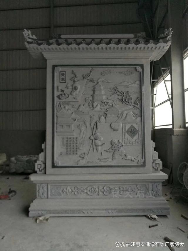 石雕照壁与石雕花卉的搭配：生机盎然增添自然之美(图3)
