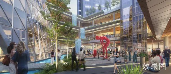 御景荟都由公寓、写字楼、酒店、大型集中式商业于一体超级综合体(图10)