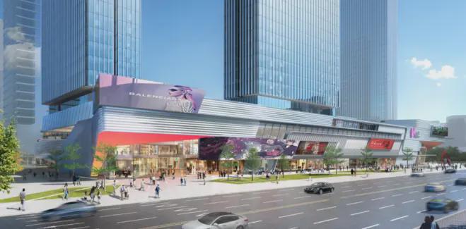 御景荟都由公寓、写字楼、酒店、大型集中式商业于一体超级综合体(图9)