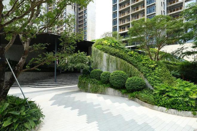 Kaiyun体育网站：深圳仁恒公园世纪三期内部环境优美园林景观独特采用人车分流(图9)