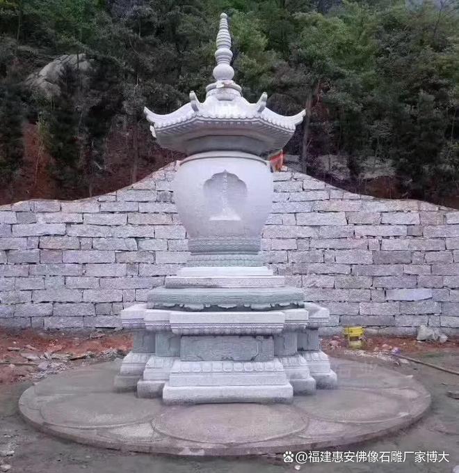 Kaiyun（中国体育）：石雕佛塔在园林中的装饰作用(图2)