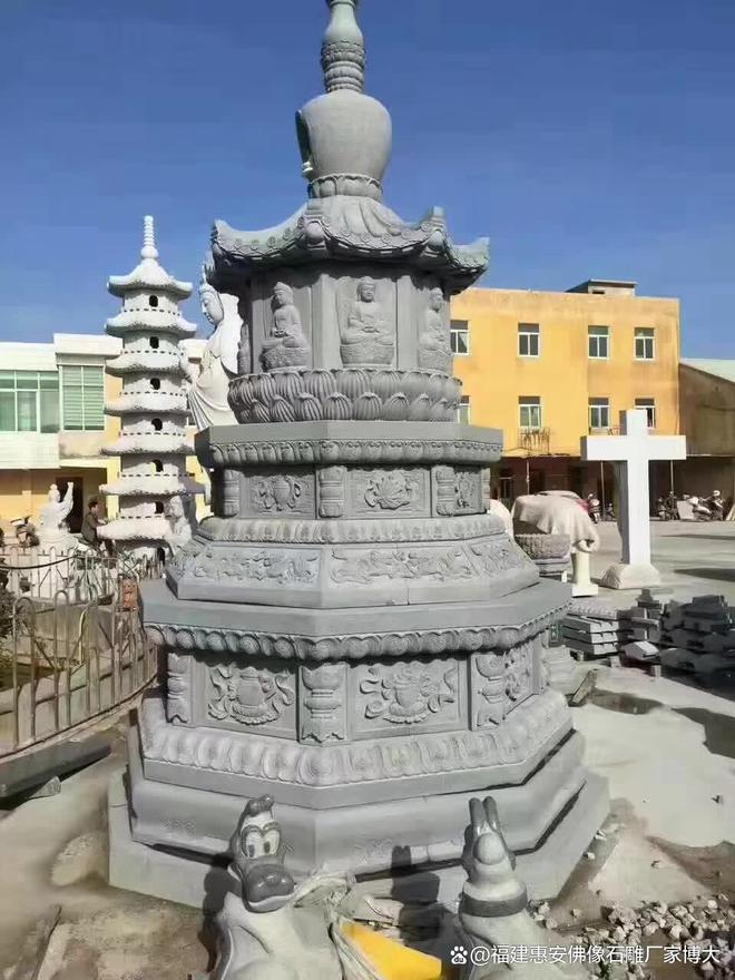 Kaiyun（中国体育）：石雕佛塔在园林中的装饰作用(图3)