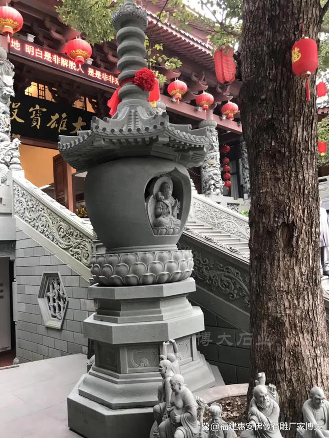 Kaiyun（中国体育）：石雕佛塔在园林中的装饰作用(图5)