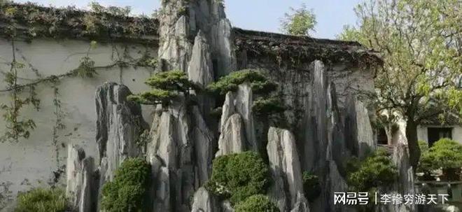看古代的园林假山堆叠如何以小见大营造出山林之趣？(图1)