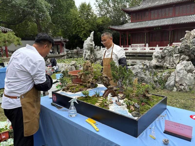 绿韵匠心·艺境天成济宁市第三届园林绿化行业职业技能竞赛成功举办(图1)