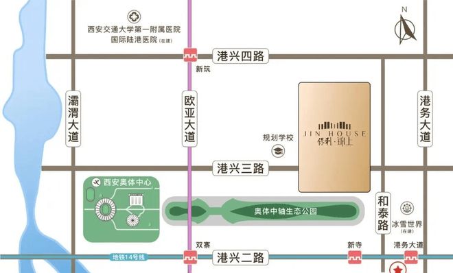 商铺出售｜保利锦上➡项目特色➡景观居所➡实时动态➡3号线(图4)