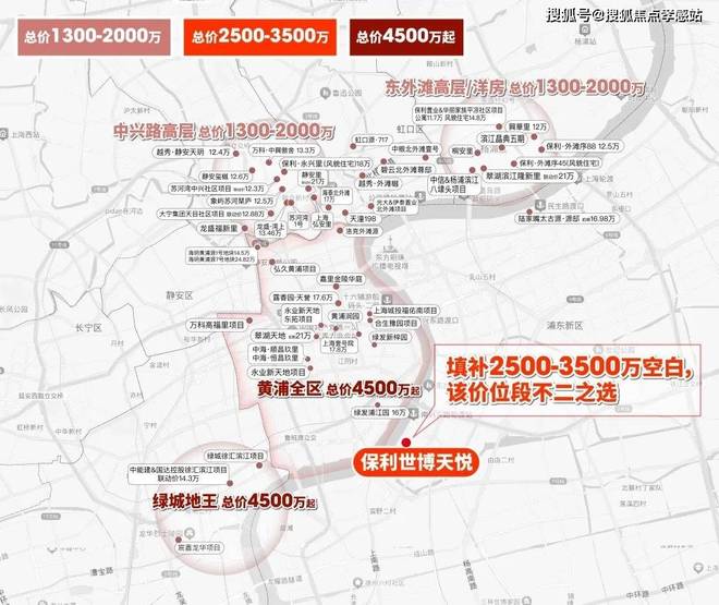 聚焦保利·世博天悦售楼处发布：黄浦江S型黄金岸线景观(图3)