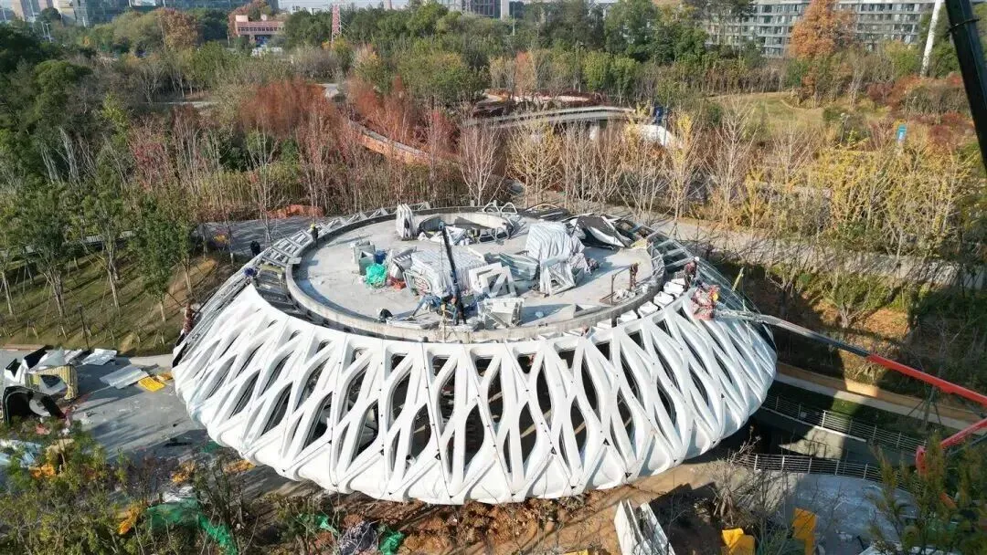 金华这个大型公园两大核心景观即将完工(图3)