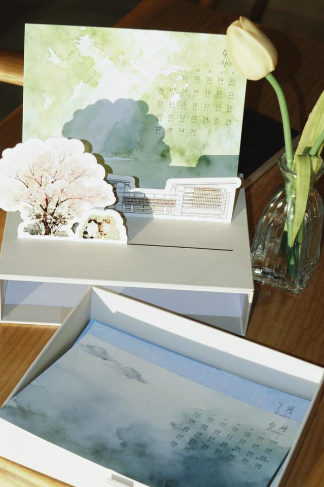 南师百年银杏“搬”回家南京高校新年月历上新(图7)